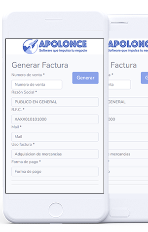 Dirección web de autofacturación