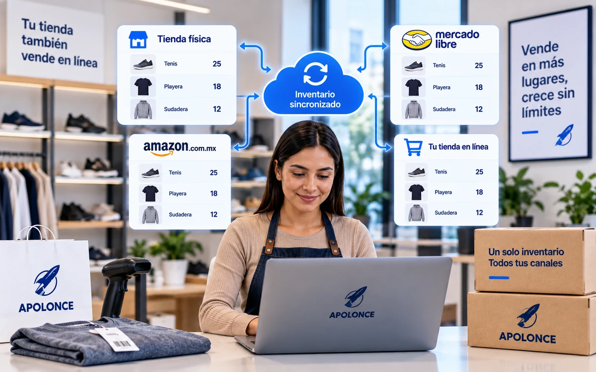 Cómo sincronizar inventario entre tienda física y marketplaces en México